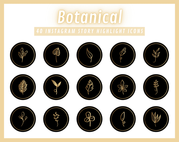 BOTANICAL Instagram Story Highlight Icons