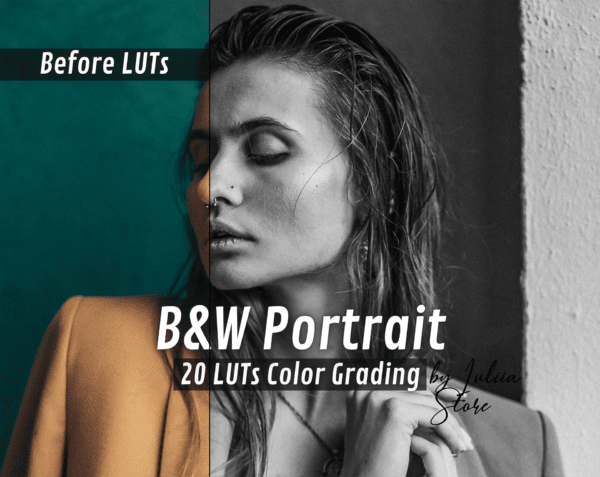 BLACK & WHITE PORTRAIT LUTs