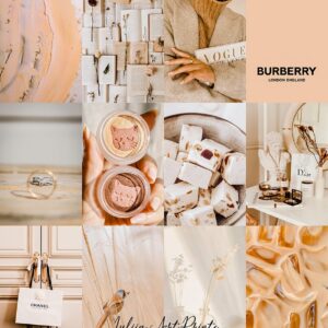 Light Boujee Wall Collage Kit 3200×3600 Grid for collage, коп