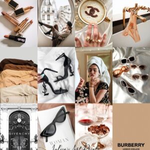 Boujeee Wall Collage Kit 3200×3600 Grid for collage
