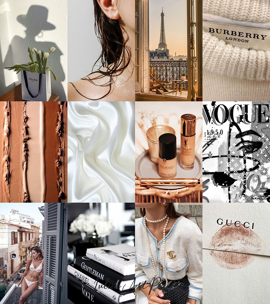 Boujeee Wall Collage Kit 3200×3600 Grid for collage