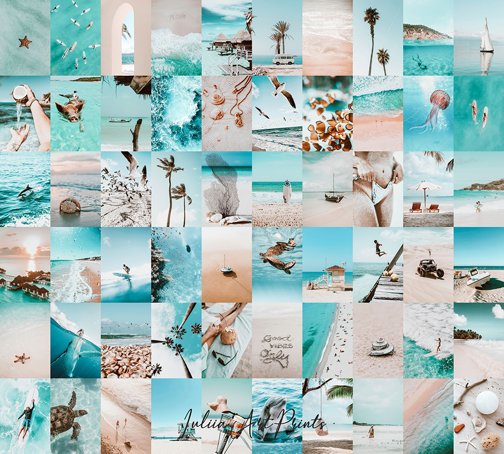 Beach Wall Collage Kit
