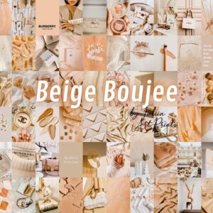 Beige Boujee Wall Collage Kit