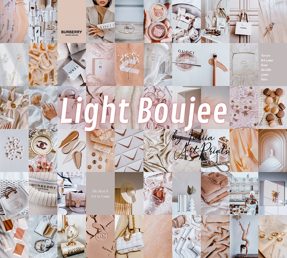 Light Boujee Wall Collage Kit