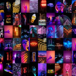 Neon Wall Collage Kit