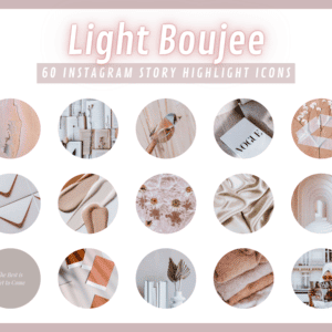 LIGHT BOUJEE Instagram Story Highlight Icons