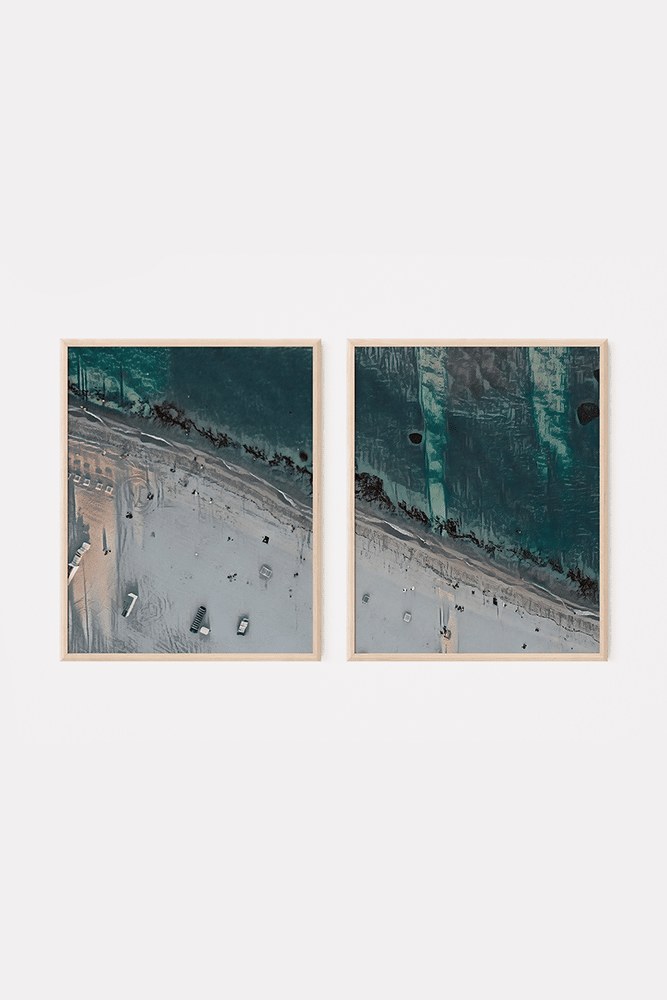 Set of 2 OCEAN Printable Wall Art