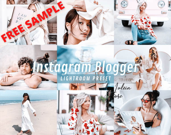 Free Lightroom Preset INSTAGRAM BLOGGER