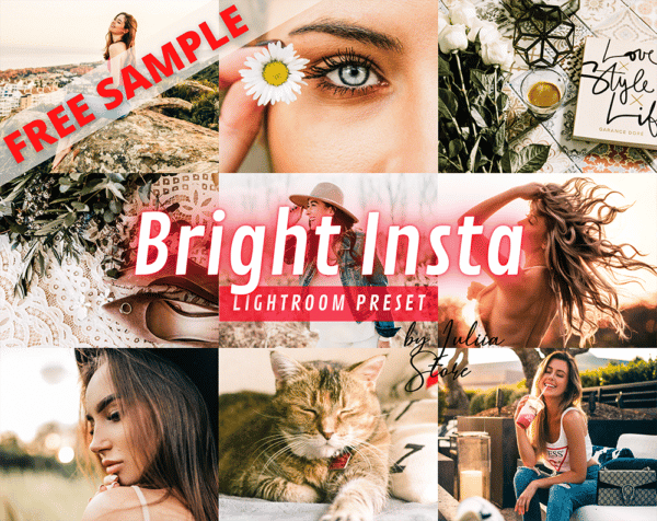 Free Lightroom Preset BRIGHT INSTA