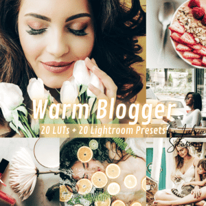 WARM BLOGGER Photo and Video LUTs & Lightroom Presets Pack