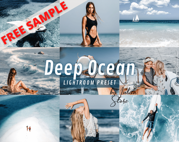 Free Lightroom Preset DEEP OCEAN