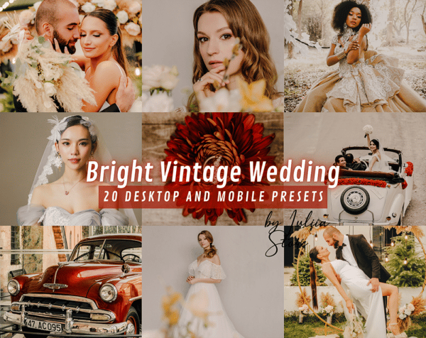 BRIGHT VINTAGE WEDDING Lightroom Presets