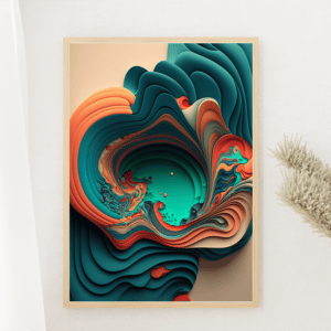 Abstract Digital Print