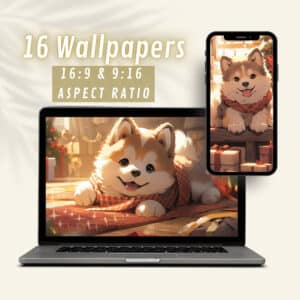 Christmas Puppy WallPapers IuliiaStore – 1
