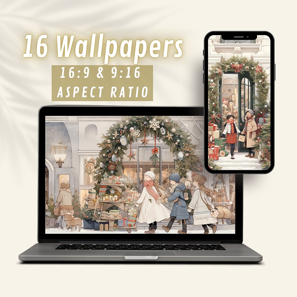 Christmas Shopping WallPapers IuliiaStore – 1