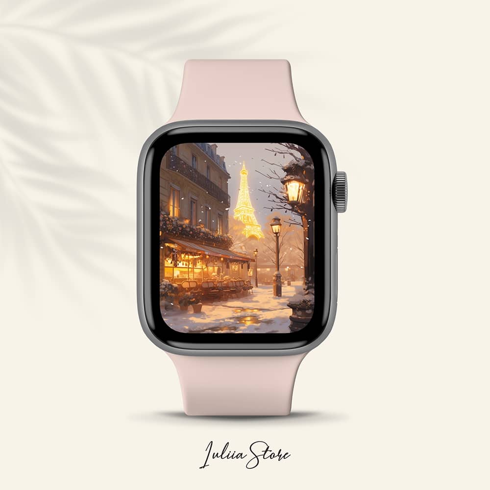 Charming Christmas City Apple Watch Wallpaper IuliiaStore – 2