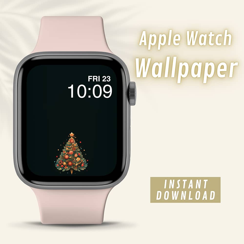 Christmas Tree Apple Watch Wallpaper