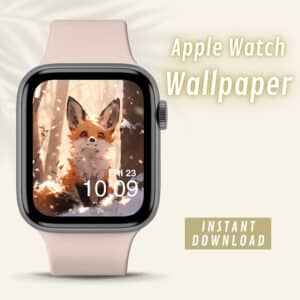 Cute Forest Little Fox Watch Wallpaper, копия – 1