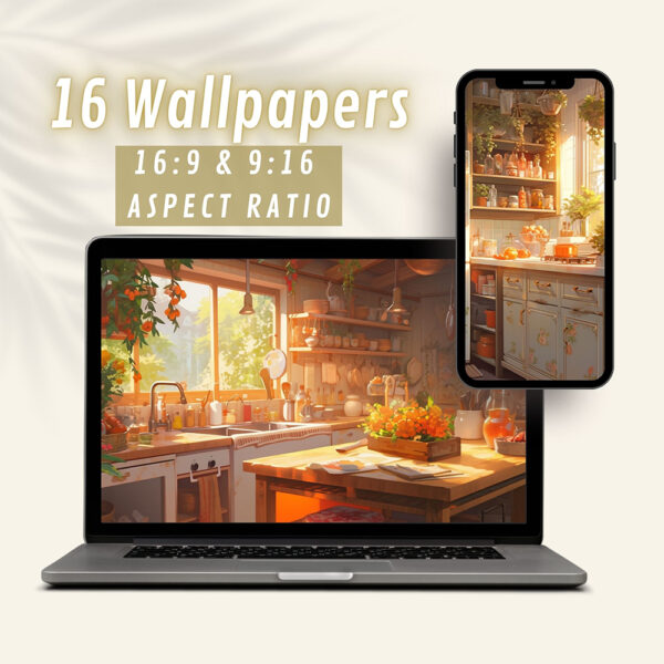 Dreamy Kitchen Scene Wallpapers