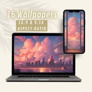 Pastel Sky Aesthetics WallPapers IuliiaStore – 1
