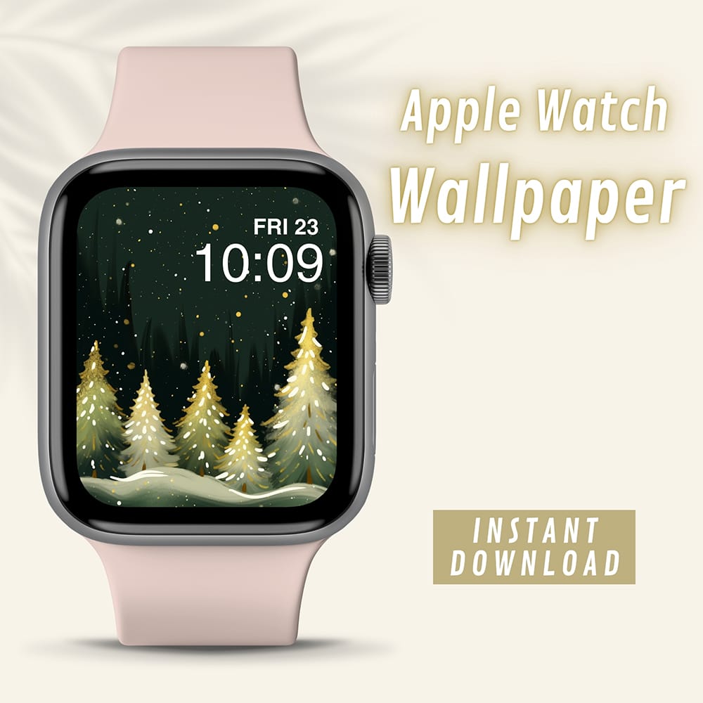 Winter Forest Apple Watch Wallpaper