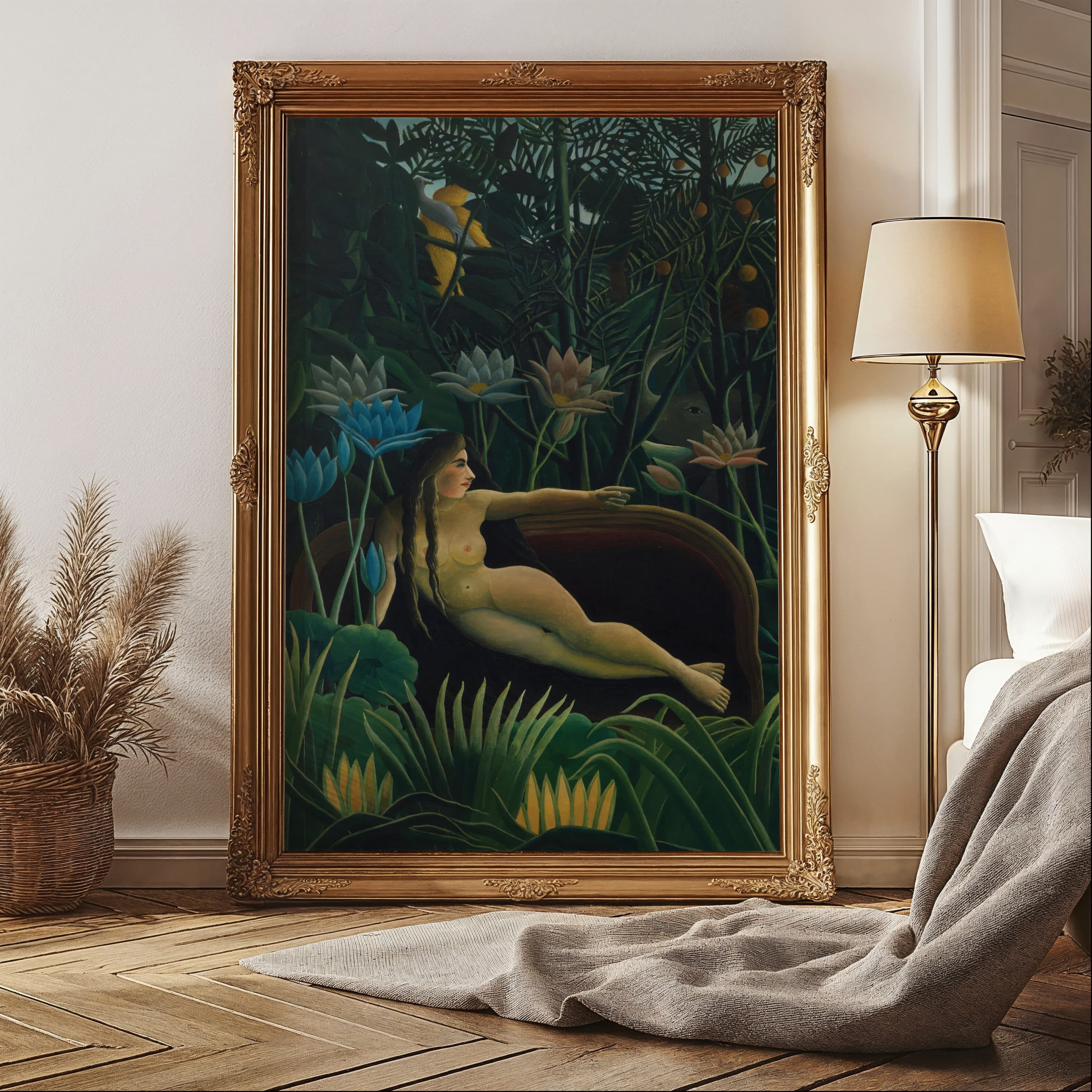 The Dream Henri Rousseau Art Print, Famous Exhibition Poster, Decor for Gallery Wall, Classic Housewarming Gift, Free Shipping