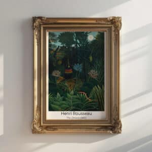 The Dream Henri Rousseau Jungle Print, Decorative Forest Wall Art, Timeless Gallery Poster, Free Shipping - photo #2