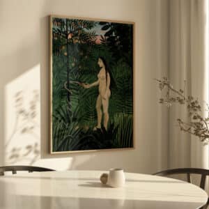 Henri Rousseau Poster, Eve Print, Famous Paintings Reproduction, Dark Green Wall Art, Classic Art Religious Gallery Print, Free Shipping - photo #7