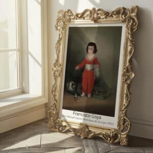Classic Art Manuel Osorio Print, Famous Francisco de Goya Artwork Reproduction, Living Room Gallery Art