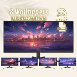 Night Sky Aesthetics Ultrawide Wallpapers IuliiaStore