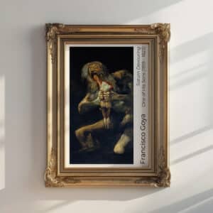 Famous Art by Francisco de Goya, Saturn Devouring Fine Art Print, Large Wall Decor for Gallery Wall, Romanticism Exhibition Poster, Free Shipping - photo #3