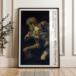 Famous Art by Francisco de Goya, Saturn Devouring Fine Art Print, Large Wall Decor for Gallery Wall, Romanticism Exhibition Poster, Free Shipping - photo #2