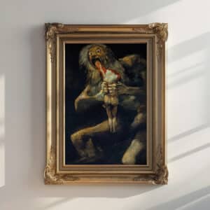 Gallery Poster of Saturn Devouring His Son, Timeless Francisco de Goya Art Print, Museum Quality Wall Art, Office Decor, Wedding Gift, Free Shipping - photo #2