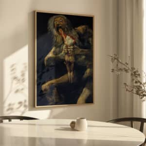 Gallery Poster of Saturn Devouring His Son, Timeless Francisco de Goya Art Print, Museum Quality Wall Art, Office Decor, Wedding Gift, Free Shipping - photo #6