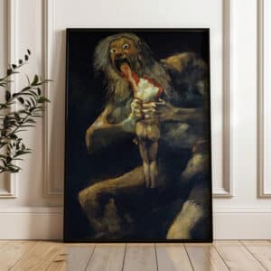 Gallery Poster of Saturn Devouring His Son, Timeless Francisco de Goya Art Print, Museum Quality Wall Art, Office Decor, Wedding Gift, Free Shipping - photo #4