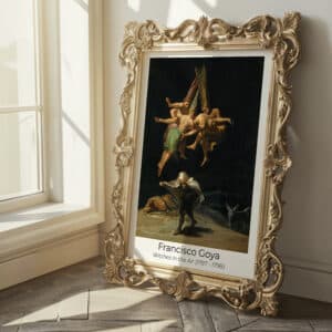 Fine Art Prints, Francisco de Goya Witches in the Air, Romanticism Wall Decor, Spanish Artist Exhibition Poster, Free Shipping - photo #3