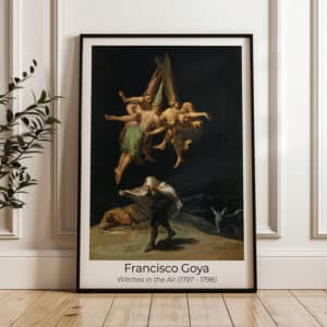 Fine Art Prints, Francisco de Goya Witches in the Air, Romanticism Wall Decor, Spanish Artist Exhibition Poster, Free Shipping - photo #4