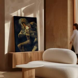 Saturn Devouring One of His Sons Art by Francisco de Goya, Goya Artwork Print on Canvas, Classic Spanish Wall Art, Free Shipping - photo #3