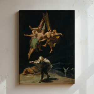 Francisco de Goya's Witches in the Air Art, Large Canvas Print for Living Room, Historical Spanish Art Reproduction, Free Shipping - photo #3