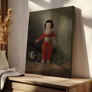 Don Manuel Osorio Manrique de Zuniga Art Big Canvas Print, Goya Artwork Reproduction, Classic Gallery Wall Art
