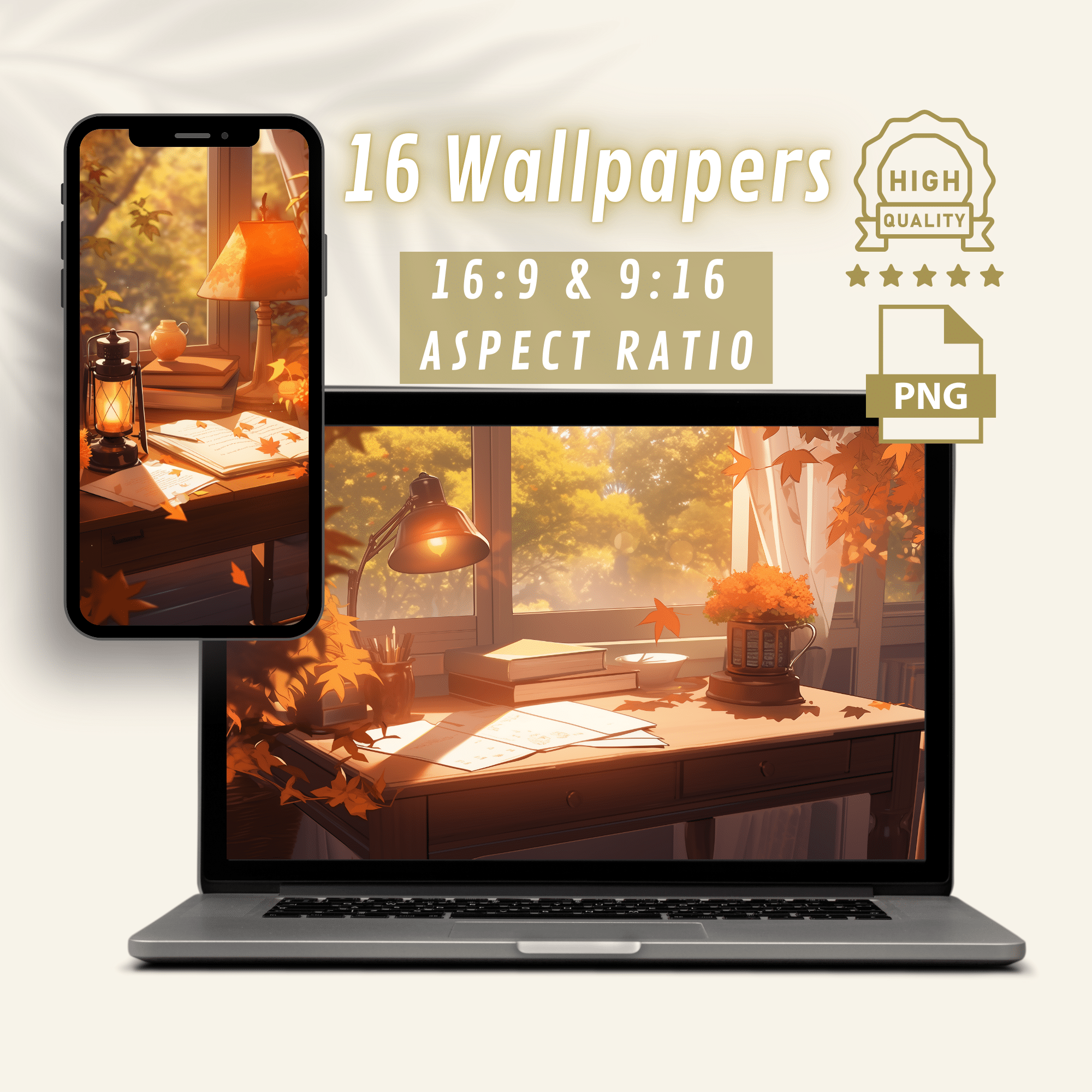 Cozy Anime & Aesthetic Desktop Backgrounds, Booklover: Autumn Edition Wallpapers, Seasonal Art and Fall Scenery for PC & Mobile