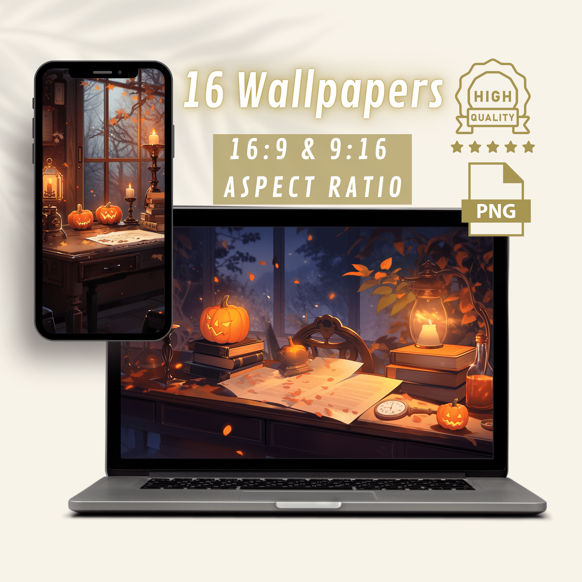 Booklover: Halloween Edition Wallpapers, High-Definition Spooky & Creepy PC Designs, Anime Backgrounds for Fall Phones, Computers & Desktops