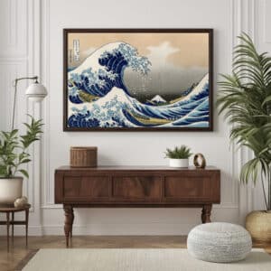 The Great Wave off Kanagawa Woodblock Print by Katsushika Hokusai, Stunning Edo Period Artwork, Japanese Wall Art for Home Decor, Asian Gift - photo #1