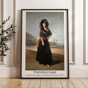 Timeless Romance Art Print Black Duchess by Francisco de Goya, Classic Art Reproduction Print, Elegant Gallery Poster for Home Decor - photo #3