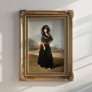 Francisco de Goya Black Duchess Poster Historic Art Print, Romanticism Painting by Spanish Artist, Gallery Wall Artwork for Classic Home Decor - photo #6