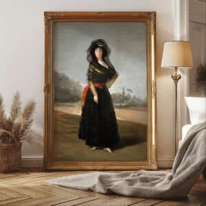 Francisco de Goya Black Duchess Poster Historic Art Print, Romanticism Painting by Spanish Artist, Gallery Wall Artwork for Classic Home Decor - photo #2