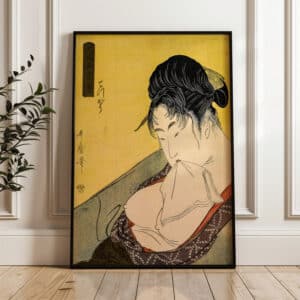 Kitagawa Utamaro Woodblock Print Low Class Prostitute (Gun), Ukiyo-e Art Reproduction for Japanese Art Decor, Edo Period Vintage Bijin-ga Artwork - photo #5