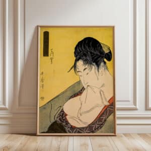 Kitagawa Utamaro Woodblock Print Low Class Prostitute (Gun), Ukiyo-e Art Reproduction for Japanese Art Decor, Edo Period Vintage Bijin-ga Artwork - photo #2