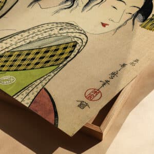 Love for a Farmer's Wife Woodblock Print by Kitagawa Utamaro, Elegant Bijin-ga Poster Artwork, Japanese Home Decor, Great Cultural Art Gift - photo #1