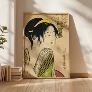 Love for a Farmer's Wife Woodblock Print by Kitagawa Utamaro, Elegant Bijin-ga Poster Artwork, Japanese Home Decor, Great Cultural Art Gift - photo #8